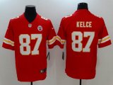 Nike Kansas City Chiefs Travis Kelce #87 red Color Rush Limited Jerseys