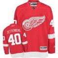 NHL Detroit Red Wings #40 Henrik Zetterberg Red Jersey