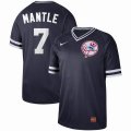 Nike New York Yankees #7 Mickey Mantle dark blue mlb jersey