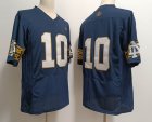 Notre Dame Fighting Irish #10 Sam Hartman blue college football jerseys-XST 01