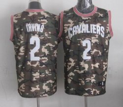 Cleveland Cavaliers Kyrie Irving green camo basketball jerseys