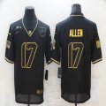 Nike Buffalo Bills #17 Josh Allen throwback black Salute To Service Limited Jersey-BD2020 Majestic MLB World Series