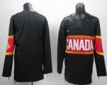 2014 NHL Canada team blank black hockey jerseys