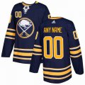 Custom Adidas Buffalo Sabres blue hockey jersey