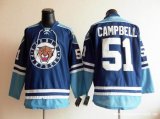 florida panthers #51 brian campbell blue nhl jerseys