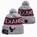 2024 Houston Texans gray black red NFL Sports Cuffed Knit Hats