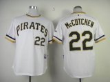 Pittsburgh Pirates #22 Andrew McCutchen White MLB throwback Jerseys