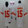 Nike Kansas City Chiefs #15 Patrick Mahomes white Color Rush Limited Jerseys