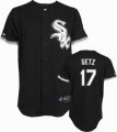 Chicago White Sox GETZ 17# black MLB Jersey