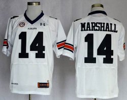 Auburn Tigers Nick Marshall 14 NCAA Football Authentic Jerseys - White