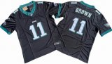 Philadelphia Eagles 11# A.J. Brown black Nike Vapor F.U.S.E. Limited Jersey