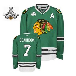 Chicago Blackhawks #7 SEABROOK Green NHL Jerseys