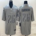 Nike Philadelphia Eagles #26 Miles Sanders gray Color Rush Limited Jersey 01