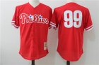 Philadelphia Phillies #99 red throwback baseball jersey