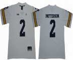 Michigan Wolverines #2 Shea Patterson white college football jersey