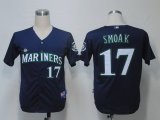 MLB Jerseys Seattle Mariners 17 Smoak Blue