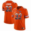 Custom Florida Gators #32 Adarius Lemons orange fashion college football jersey