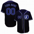 Custom Los Angeles Dodgers black baseball jerseys