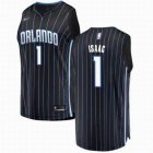 Customized Orlando Magic Jonathan Isaac Fanatics Branded Black 2020-2021 Fast Break Basketball Jerseys