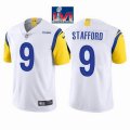 Youth Nike Rams Matthew Stafford #9 white Color Rush Limited Jersey