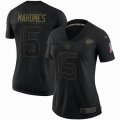 Women Nike Kansas City Chiefs #15 Patrick Mahomes black Salute to Service Limited Jersey-BD