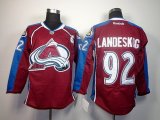 Colorado Avalanche #92 Gabriel Landeskog red NHL Jerseys C Patch