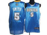 Denver Nuggets 5# SMITH blue jersey