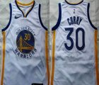 Nike Golden State Warriors #30 Stephen Curry white nba basketball jersey-XD