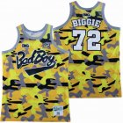 Bodboy Biggie #72 yellow camo Movie jerseys-SG