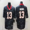 Nike Miami Dolphins #13 Dan Marino black camo Color Rush Limited Jersey