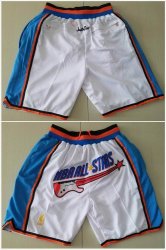 NBA All-Star white nba shorts with pocket-ty