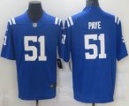 Indianapolis Colts #51 Kwity Paye blue nike Color Rush Limited Jerseys