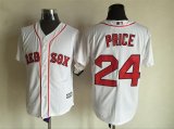 Boston Red Sox #24 Price white mlb baseball majestice jersey