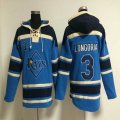 Tampa Bay Rays 3# Evan Longoria blue Baseball Hooded Sweatshirt