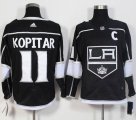 Adidas Los Angeles Kings #11 Anze Kopitar black hockey jersey