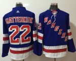 Adidas New York Rangers #22 Kevin Shattenkirk blue hockey jersey