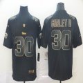 Nike Rams #30 Todd Gurley II black gold Color Rush Limited Jersey