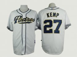 San Diego Padres #27 Matt Kemp white mlb baseball jerseys