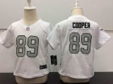 Nike Oakland Raiders #89 Amari Cooper white toddler nfl jerseys