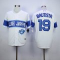 New Toronto Blue Jays #19 Jose Bautista white majestic baseball Jerseys