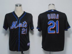 MLB Jerseys New York Mets 21 Duda Black