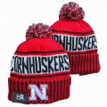 2024 Nebraska Cornhuskers red white black NCAA Sport Cuffed Knit Hats