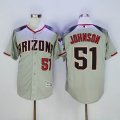 2016 Arizona Diamondbacks #51 Randy Johnson gray mlb jerseys