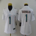 Women Nike Miami Dolphins Tua Tagovailoa white color Rush Limited Jersey-BD