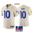 Women Nike Los Angeles Rams #10 Cooper Kupp Beige Color Rush Limited Jerseys