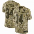 Chicago Bears #34 Walter Payton Nike Camo Salute to Service Retired Player Limited Jersey