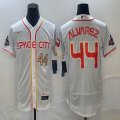 Nike Houston Astros #44 Yordan Alvarez white Flexbase Authentic Collection Jersey city version