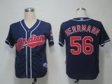 MLB Jerseys Cleveland Indians 56 Herrmann Blue