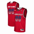 Custom Louisville Cardinals red college basketball jersey(1)