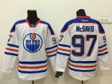 Connor Mcdavid #97 Edmonton Oilers white Ice Hockey Jersey